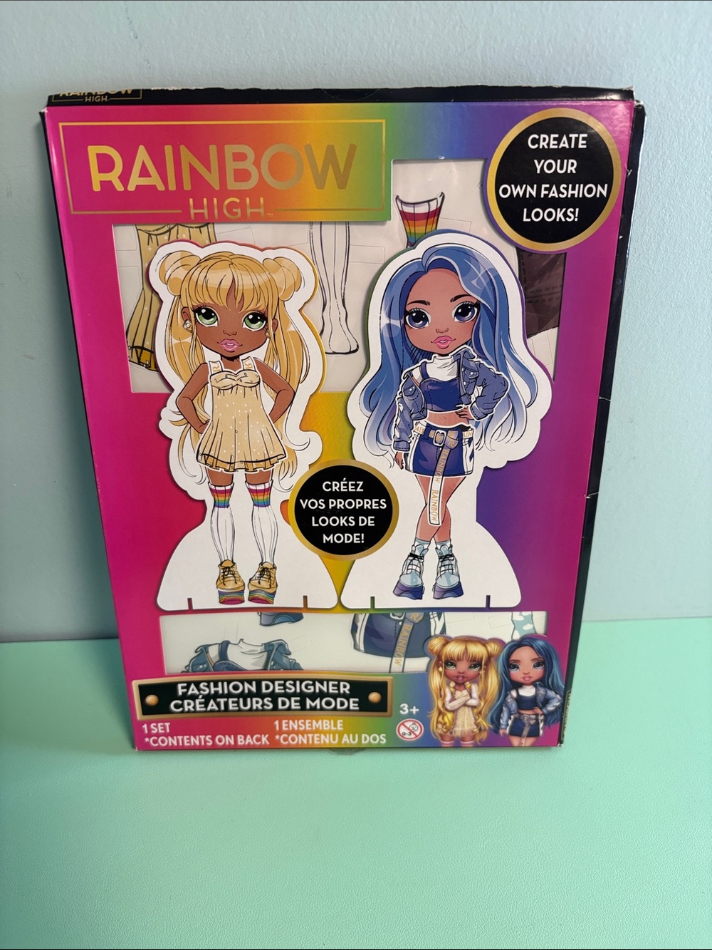 Rainbow High Fashion Designer Create Your Own Fashion Looks, Paper Dolls Toys